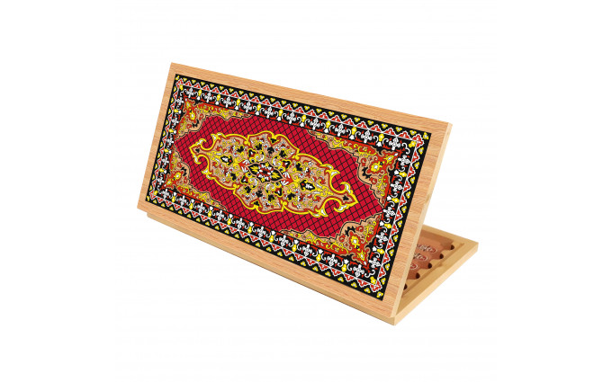 Нарды + Шашки Аравия Красные большие (Россия, дерево, 60 см), Partida Нарды + Шашки Аравия Красные большие (Россия, дерево, 60 см), Partida