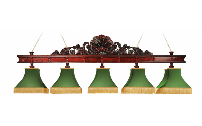 Лампа Неаполь 5пл. ясень