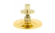 Опора регулируемая для бильярдного стола (пирамида, латунь D14 см) Опора регулируемая для бильярдного стола (пирамида, латунь D14 см)
